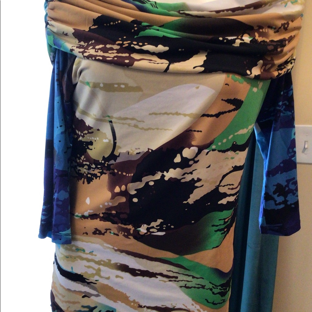 Julian Chang 3/4 sleeves off shoulders top